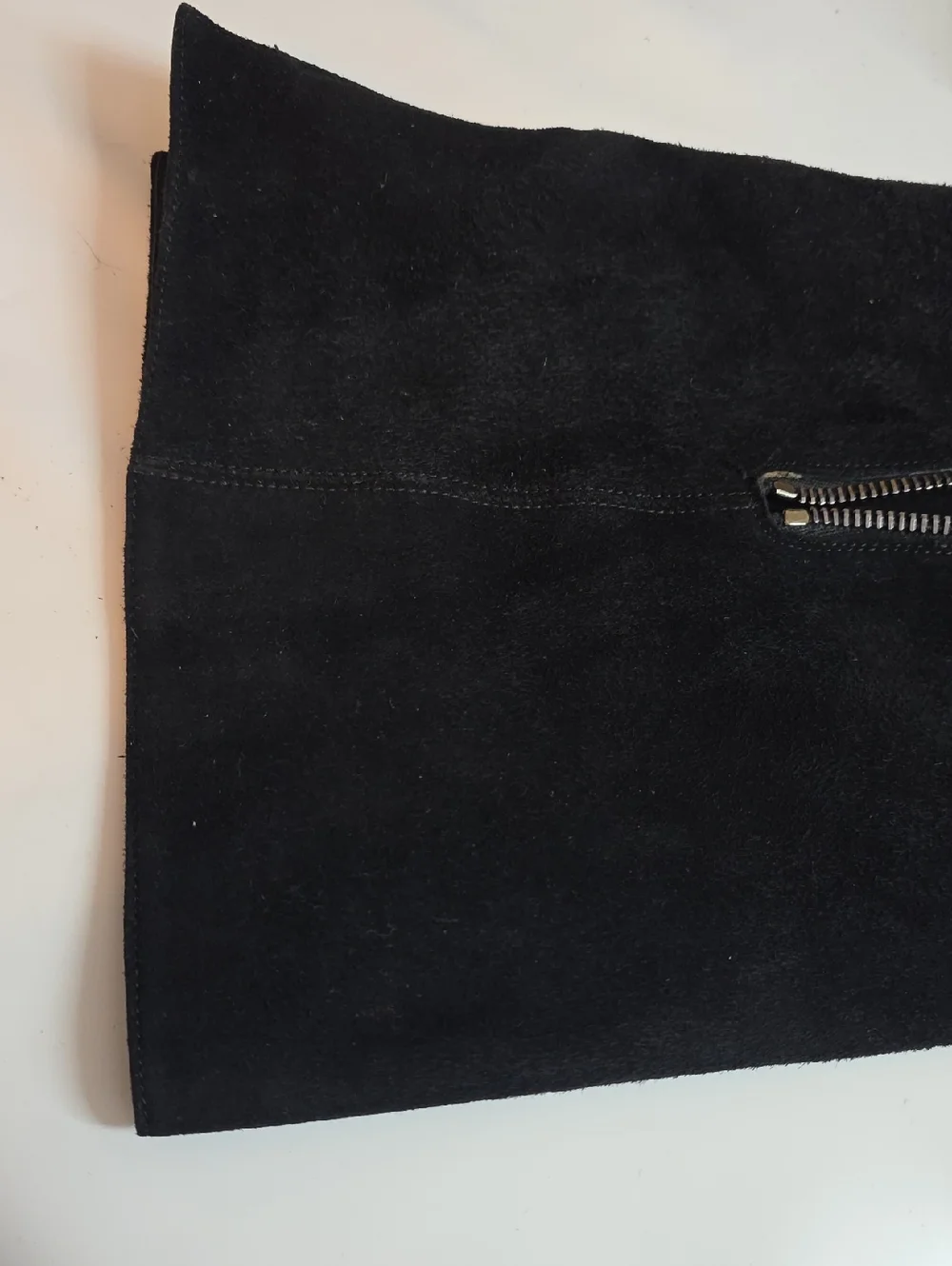 STUART WEITZMAN LEATHER SUEDE OVER THE KNEE TALL BLACK BOOTS LADIES 8.5